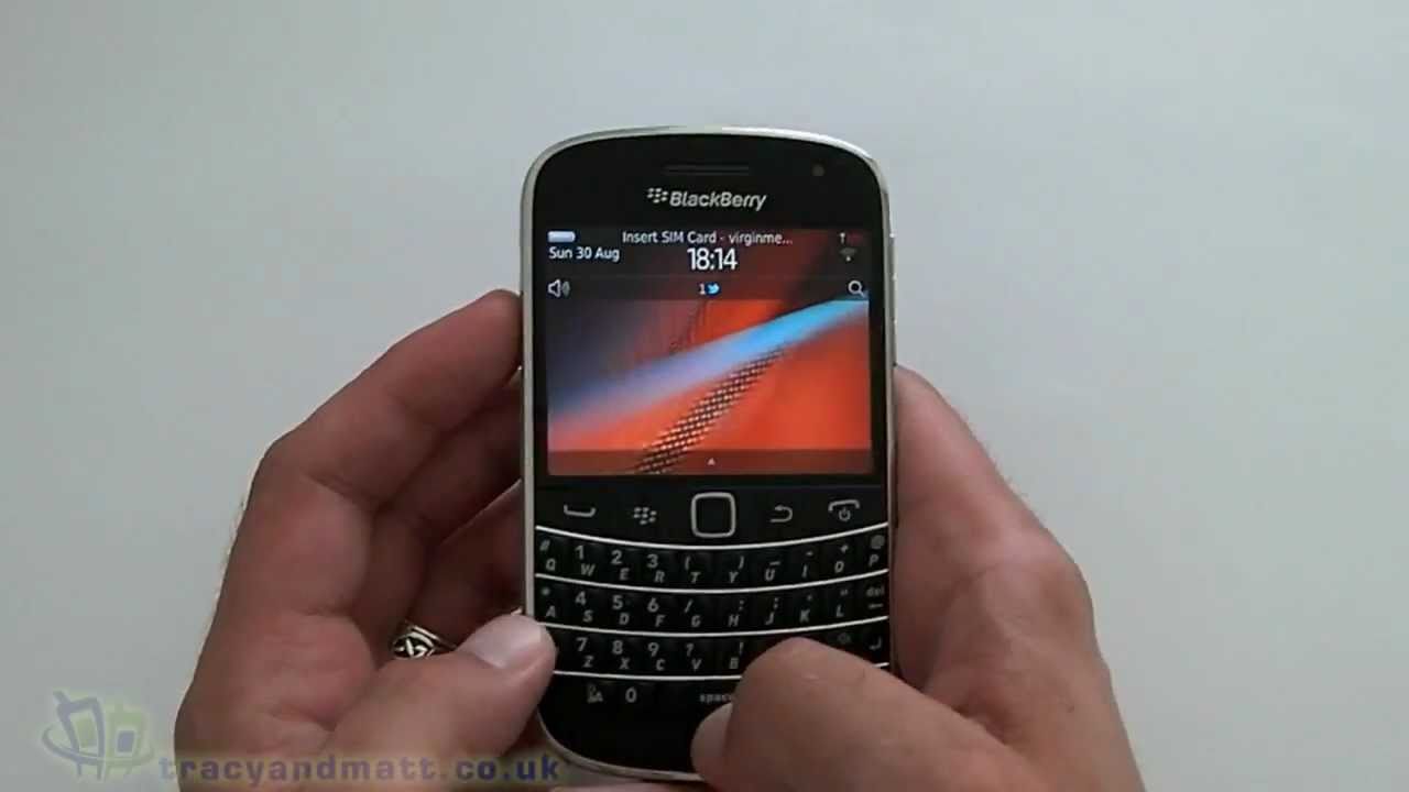 BlackBerry Bold 9900 hands-on demo video