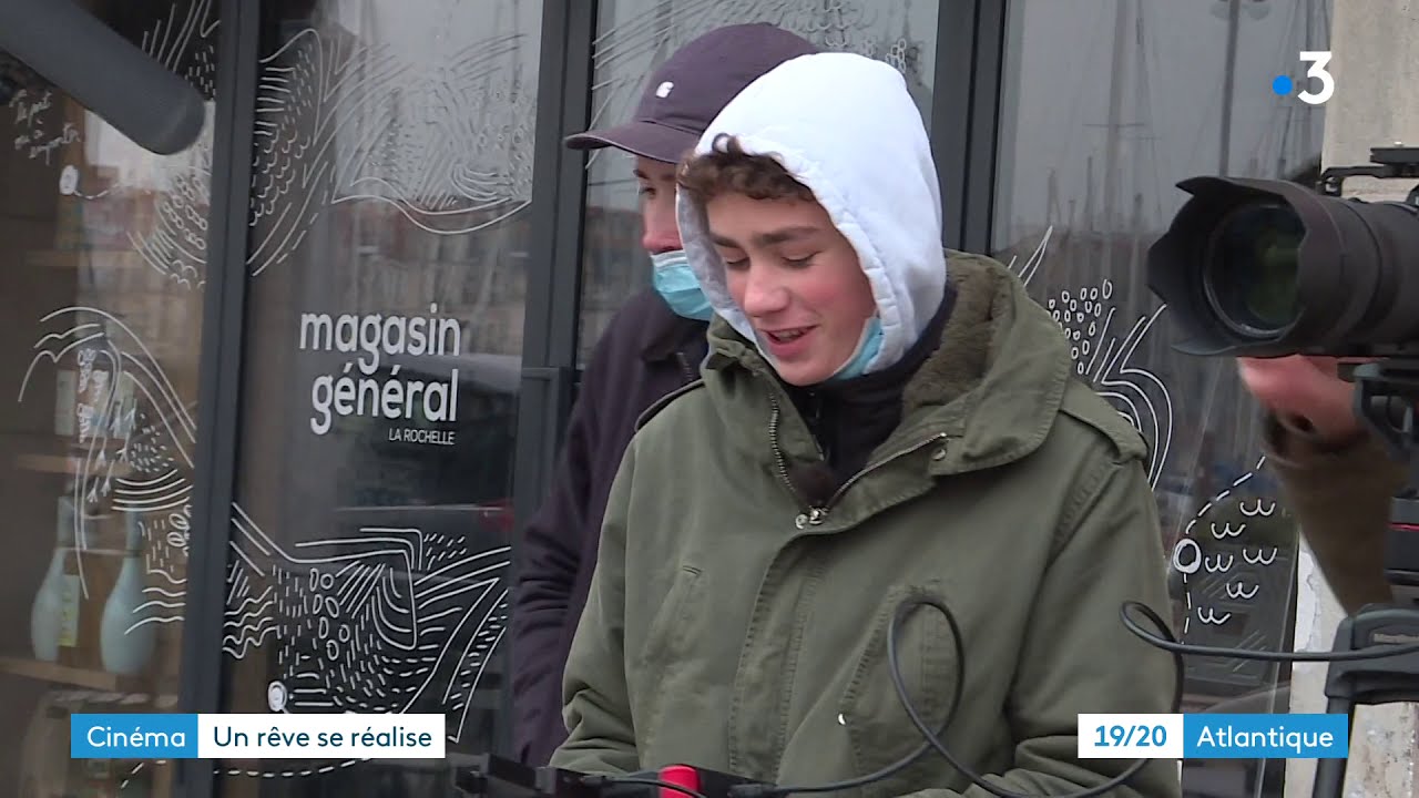 La Rochelle : Robin Genty, un jeune réalisateur de 16 ans, tourne son premier court métrage
