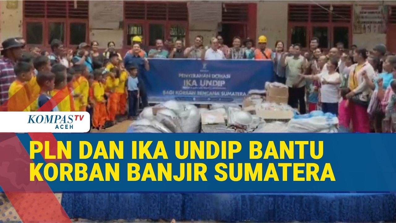Kepedulian PLN–IKA UNDIP untuk Korban Banjir Sumatera