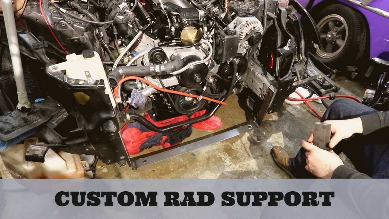 CUSTOM 350Z RADIATOR MOUNT PT 1 - 350Z LS SWAP EP. 22