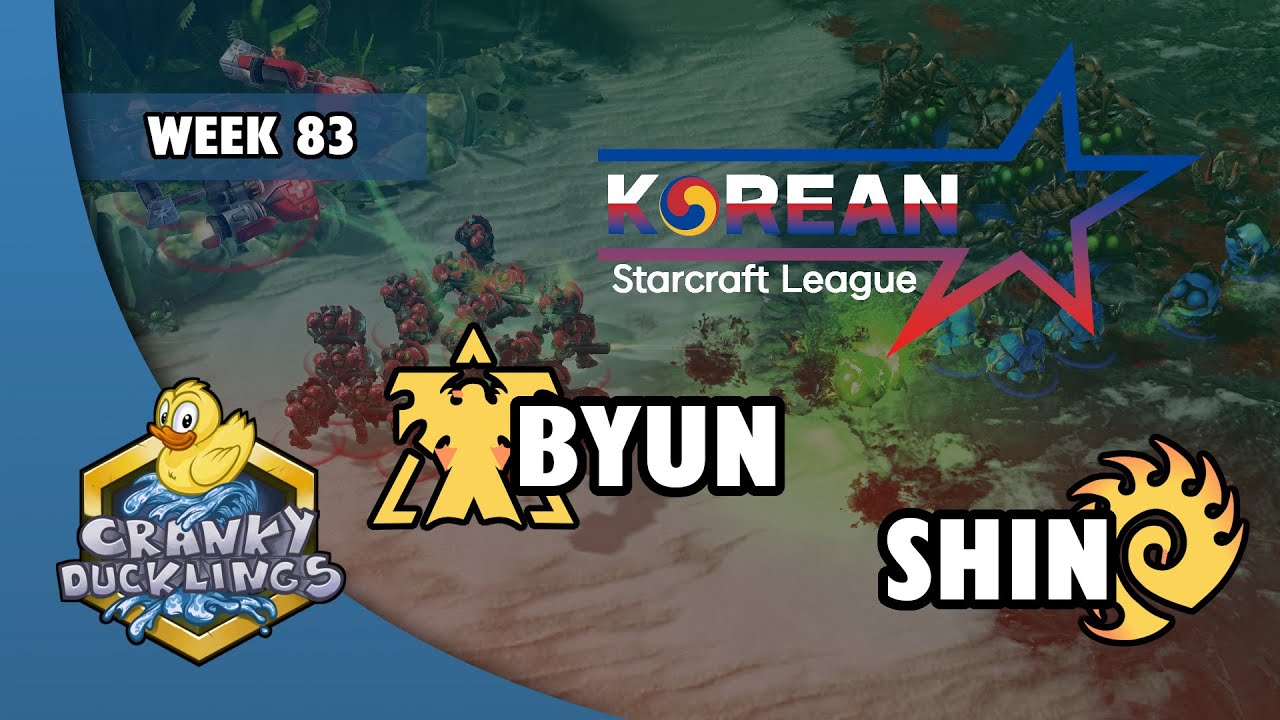 ByuN vs SHIN - TvZ | Korean StarCraft League: Week 83 | Open StarCraft 2 Tournament