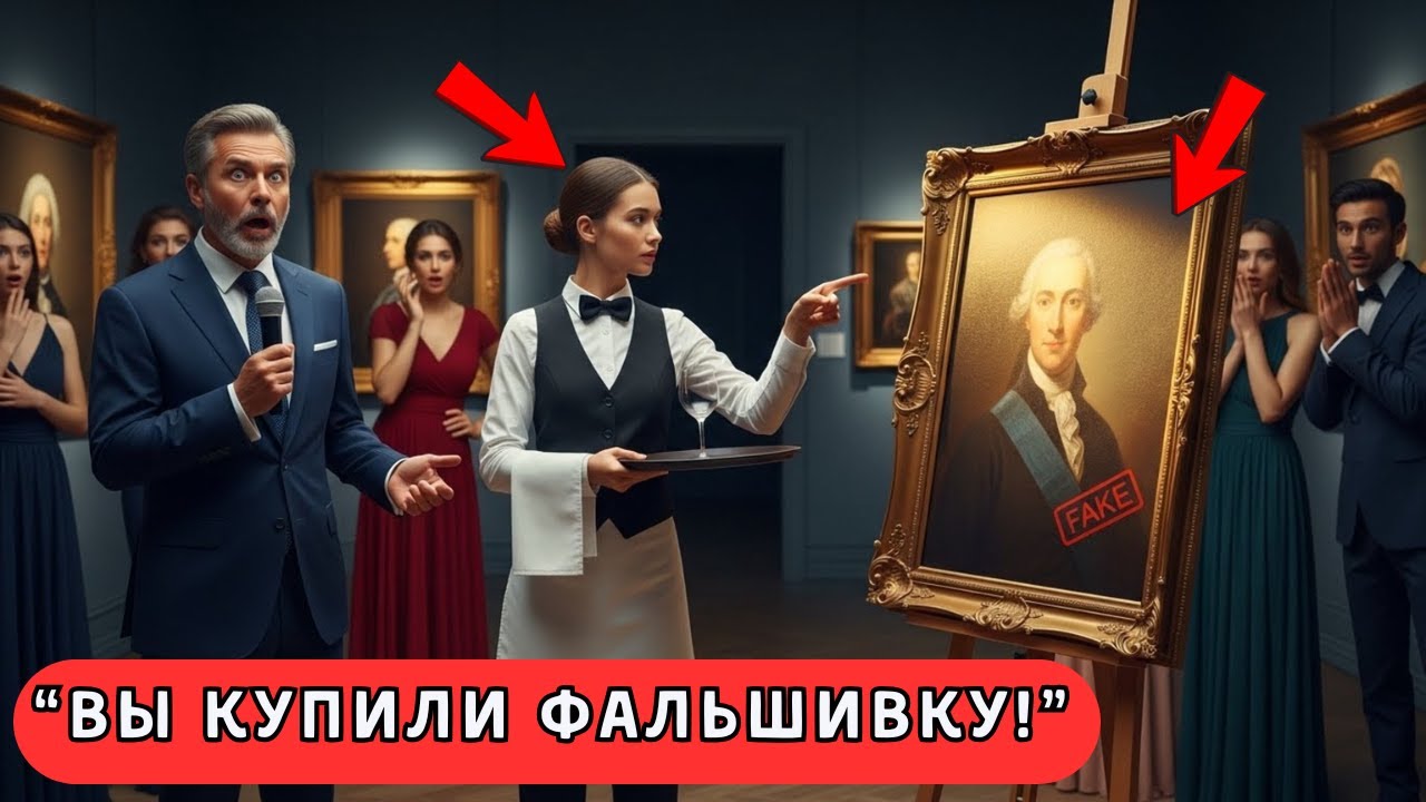 Официантка прервала речь МИЛЛИАРДЕРА: «Ваш Рембрандт — подделка!» То, что случилось дальше, ШОК...