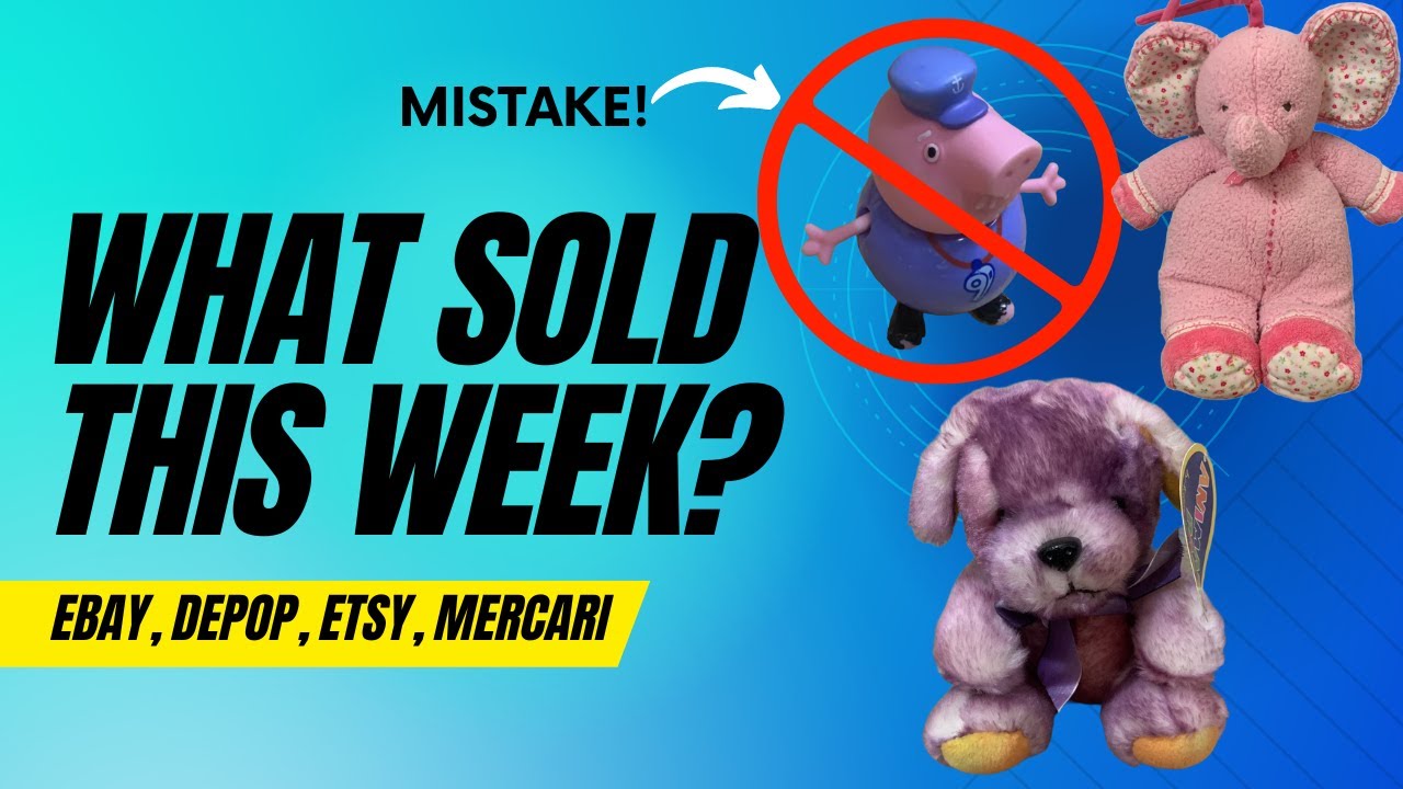 What Sold Last Week on Ebay Depop Etsy Mercari - Full Time Reseller - October 2022