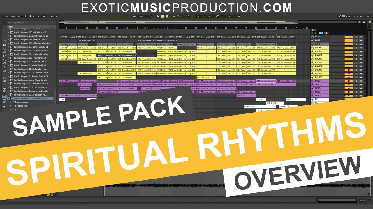 Spiritual Rhythms | Keinemusik, MoBlack Records, Exotic Refreshment, Go Deeva Style Sample Pack