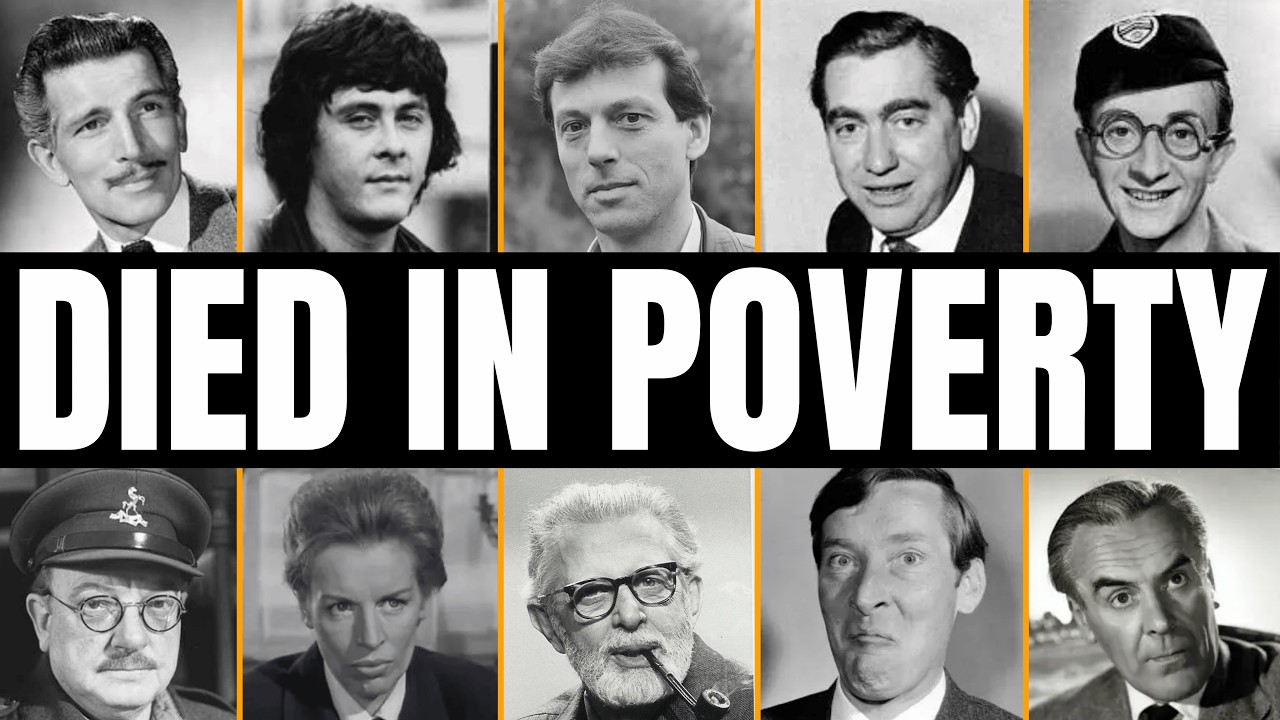 DIED IN RAGS: 15 British TV Legends Who Died Broke and Forgotten