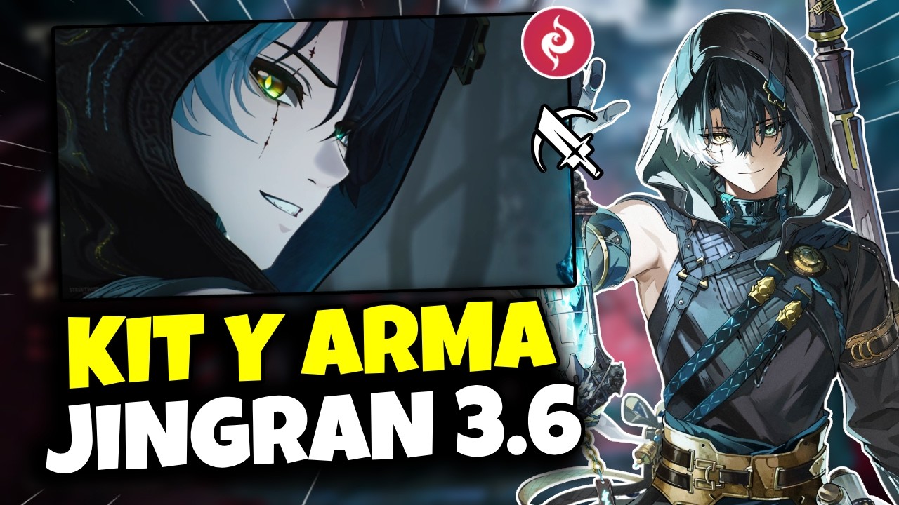 🛡️&iexcl;JINGRAN COMPLETO! KIT, ARMA y EQUIPOS | Wuthering Waves