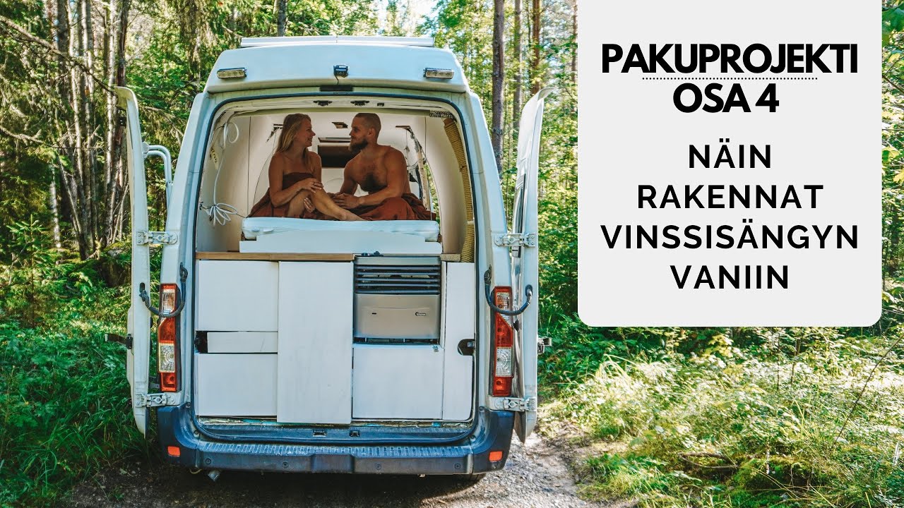 Miten rakentaa hissisänky retkeilyautoon? ↕️🛏 Näin rakennat vinssisängyn -opas PAKUPROJEKTI OSA 4 🚐🛠