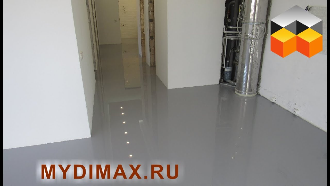 Наливной пол в квартире. Технология монтажа. Как делают в квартире полы , видео.