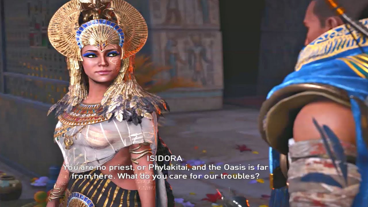 Assassin's Creed Origins DLC - All Isidora Cutscenes 