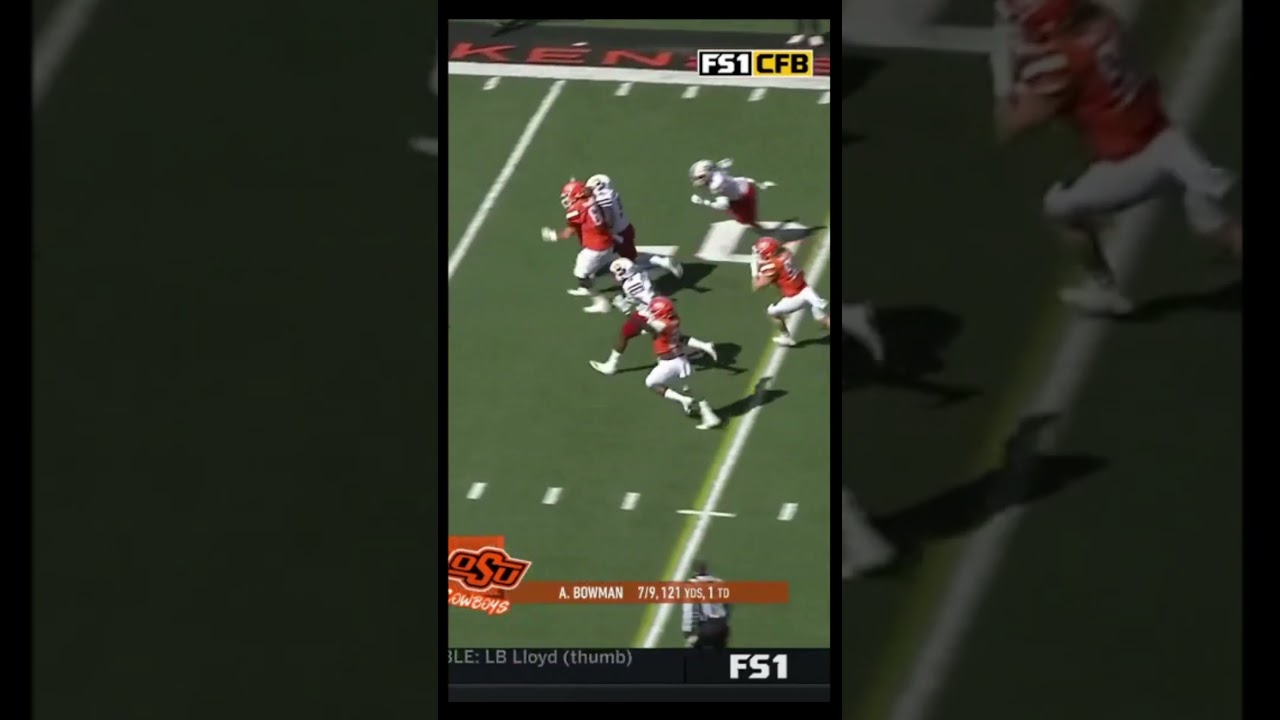 Watch This! Flea Flicker Deluxe! Brennan Pressley Did It All! #GoPokes #orangepower  #okstate
