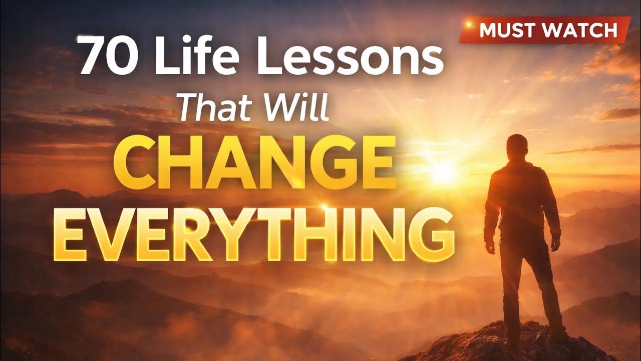 70 Life Lessons That Will Change the Way You See Everything|Must Watch ✨️