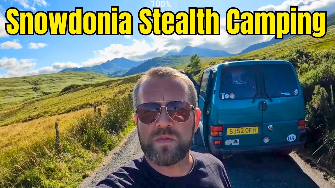 Snowdonia Stealth Camping In VW T4 Camper Van Life UK