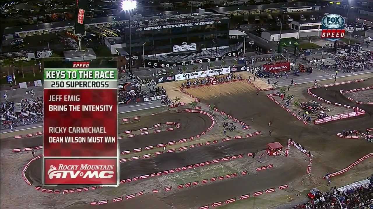2013 AMA Supercross RD 10 Daytona 250 Main Event HD
