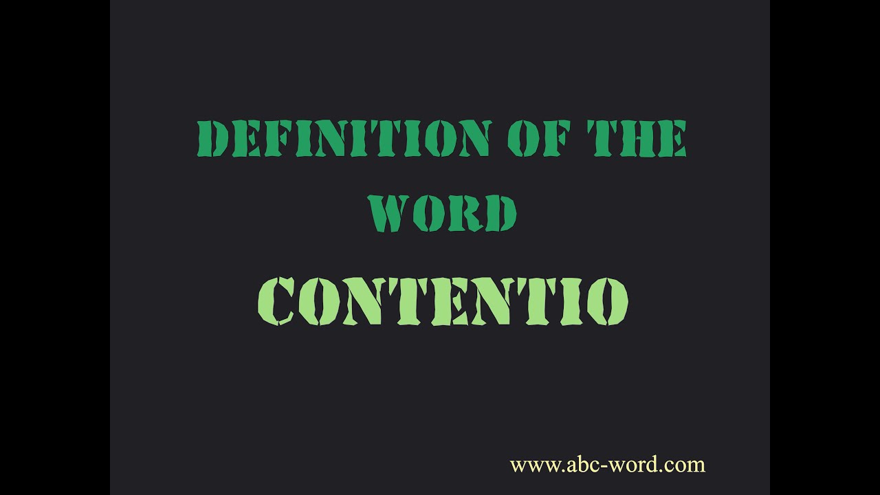 Definition of the word 