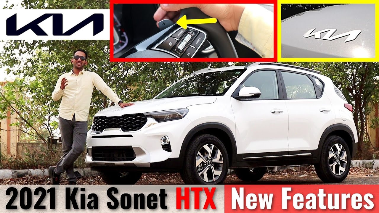 2021 Kia Sonet HTX Variant - Paddle Shifters, 7DCT, Drive Modes, Alloy Wheels, Sunroof, Diesel Auto🔥