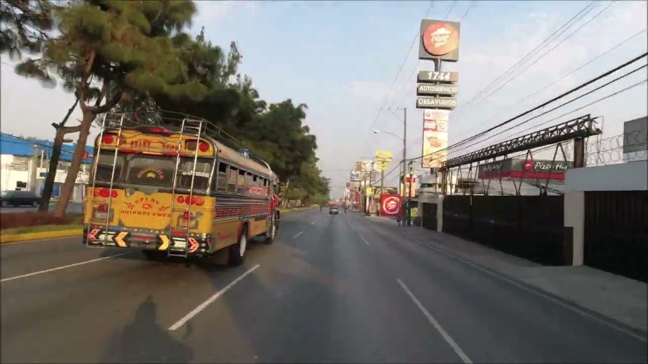 RECORRIDO CALZADA ROOSEVELT MIXCO A TREBOL, GUATEMALA  1080P
