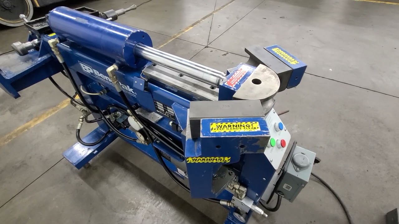 Well Tooled BendPak Model, 1302-BAS “Exhaust” Tubing Bender, Swager Expansion and Reduction