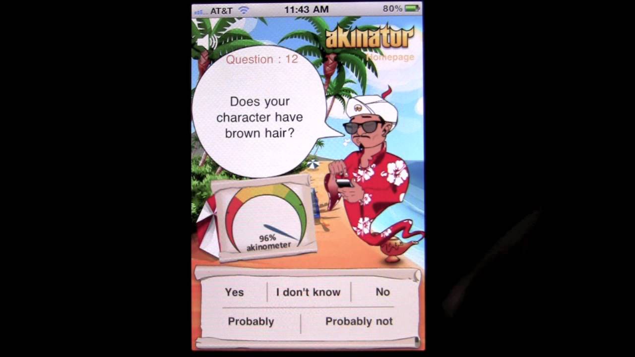 Обзор приложения Akinator для iPhone CrazyMikesapps.com