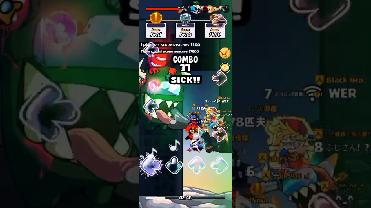beat battle-Double trouble(I'm a disgrace to 4 fingers player and bubble notes is not that bad)