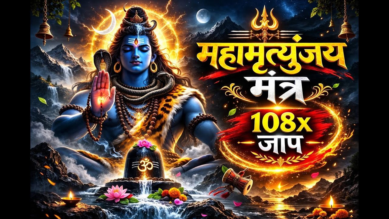 Mahamrityunjay Mantra 108 - आज के दिन ये चमत्कारी महामृत्युंजय मंत्र सुनने रोग दोष मिट जाते हैं