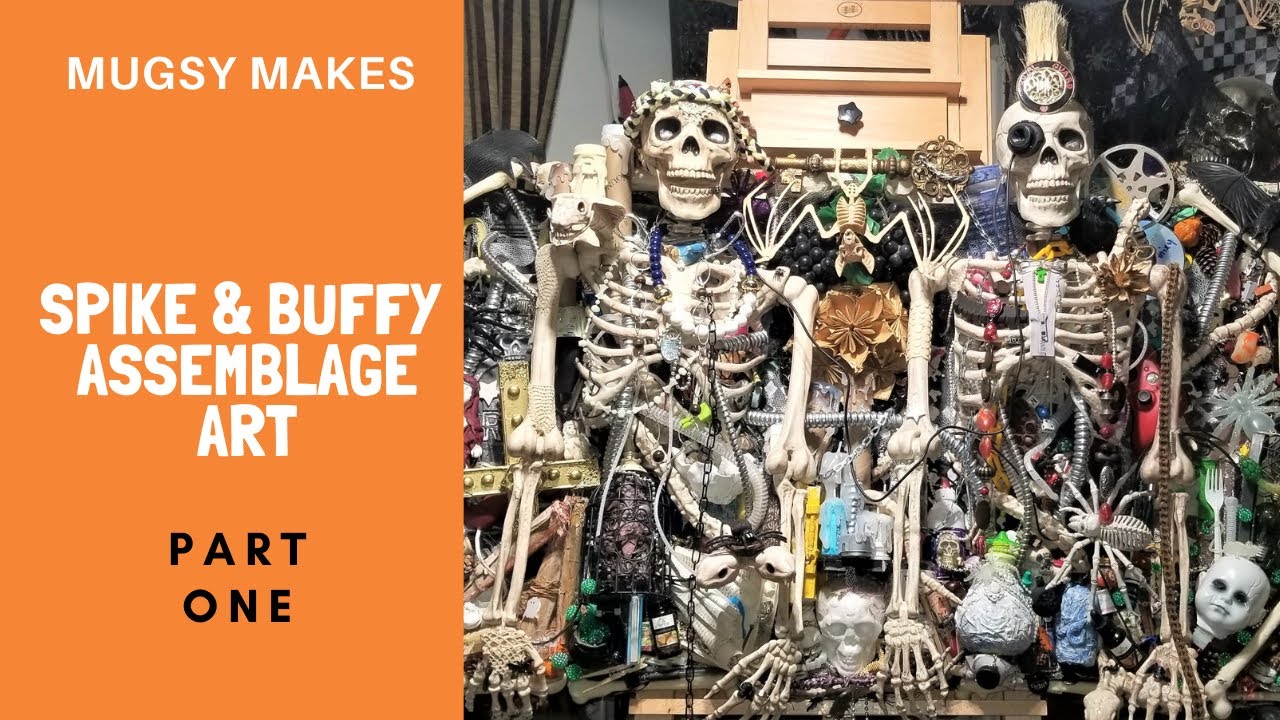 Spike and Buffy Assemblage Art
