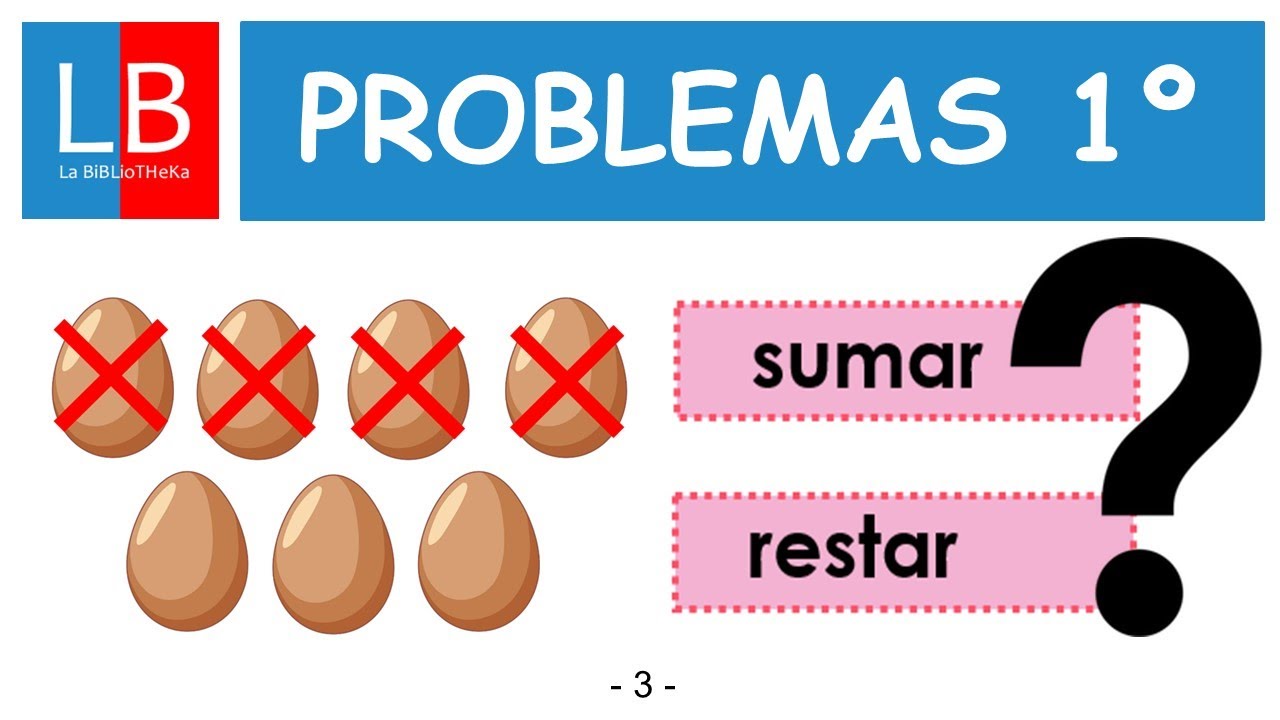 PROBLEMAS de MATEM&Aacute;TICAS para ni&ntilde;os 3 👍✔ PRIMARIA