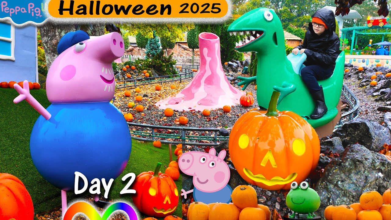 Хэллоуин в Peppa Pig World 2025 | Paultons Park, день 2 🎃✨