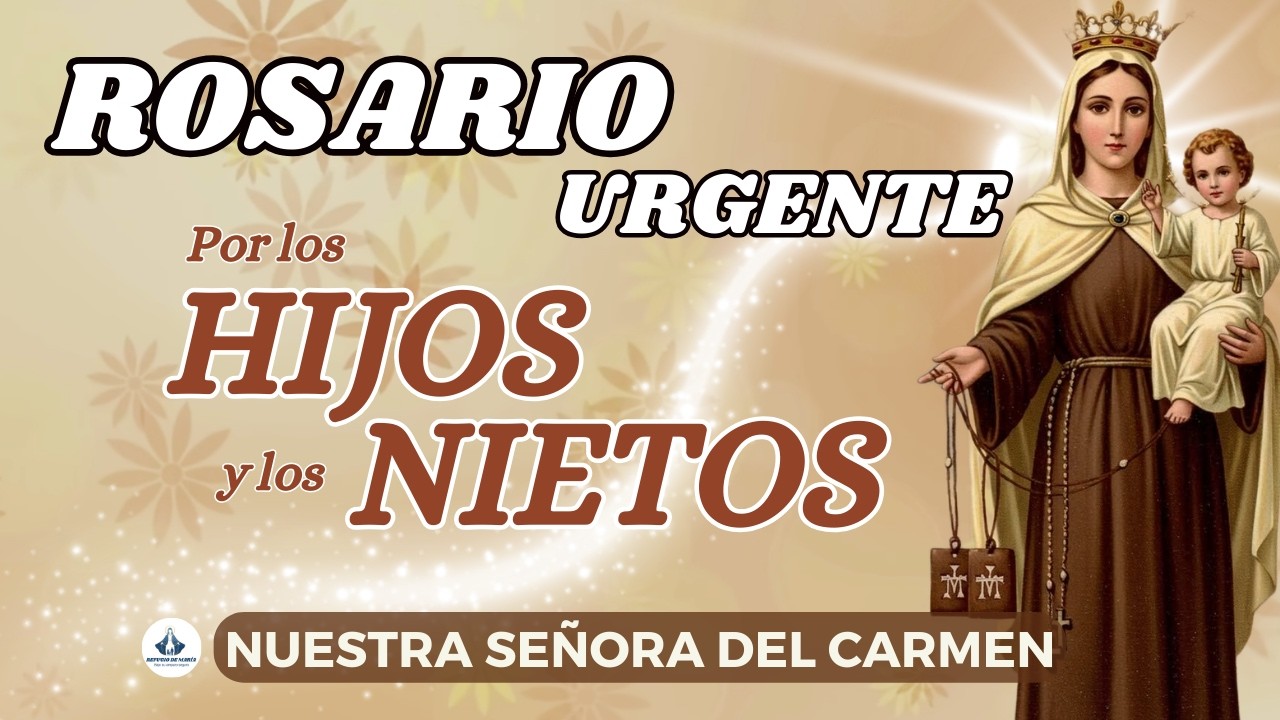 SANTO ROSARIO POR LOS HIJOS A LA VIRGEN DEL CARMEN❤️MUY PODEROSO🙏Hoy 3 de febrero de 2026