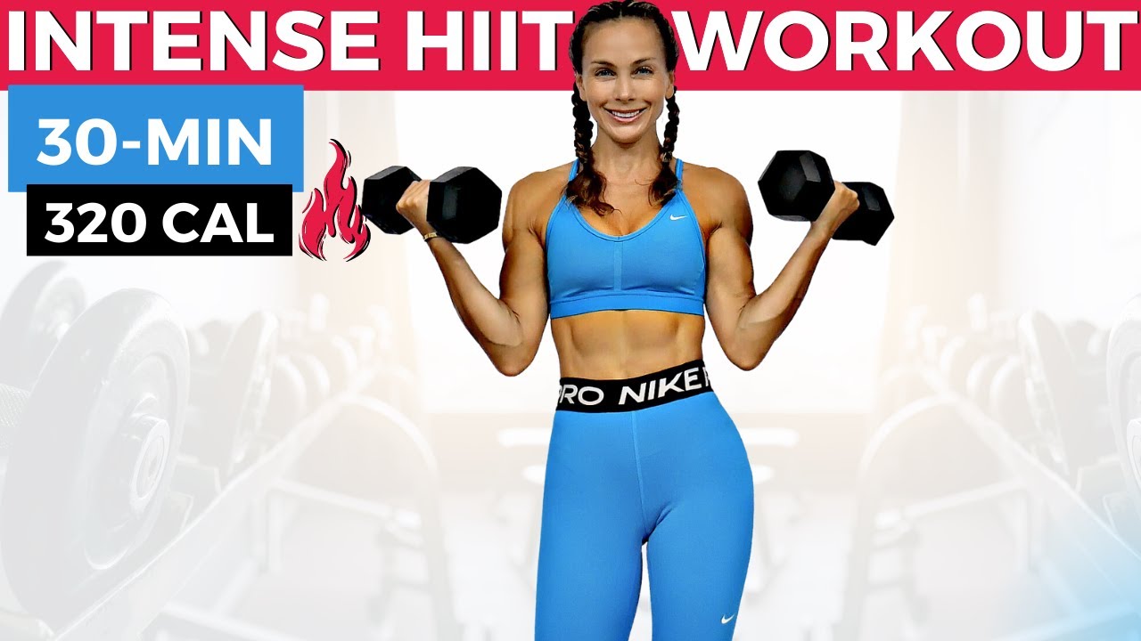 30-МИНУТНАЯ ИНТЕНСИВНАЯ HIIT-ТРЕНИРОВКА (фокус на все тело, быстрое сжигание жира, наращивание су...