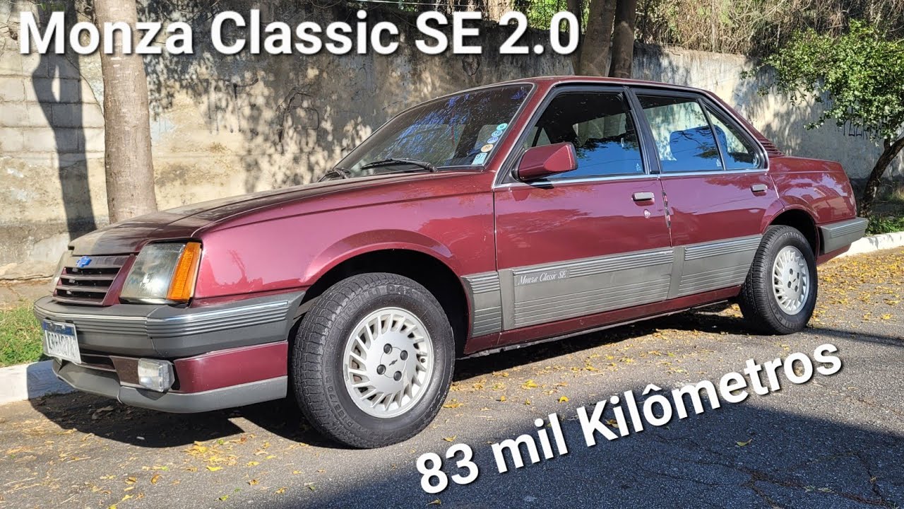 Apresentação Monza Classic SE 2.0 1989 com 83 mil kilômetros 4K