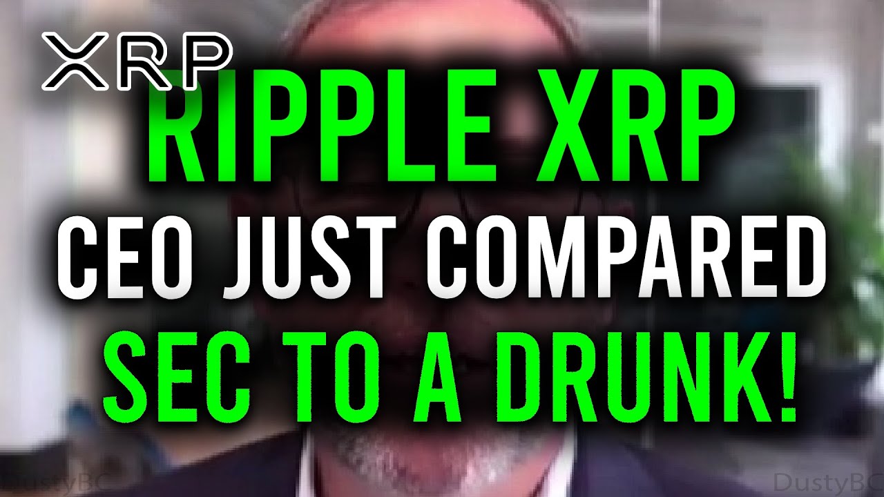 RIPPLE'S CEO JUST COMPARED SEC CRYPTO CLARITY TO A DRUNK IN DENIAL!!!!!!!!!!!