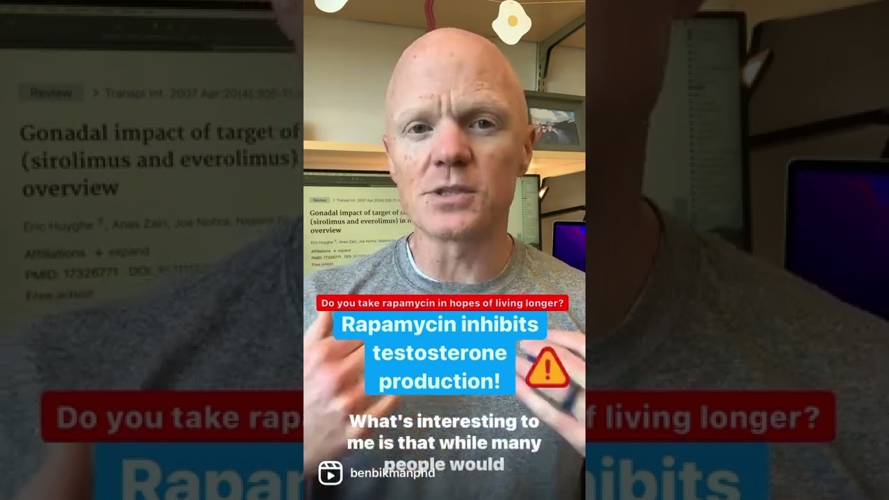 If you take #rapamycin, you&rsquo;ll need to take #testosterone, as well. #longevity #lowtestosterone