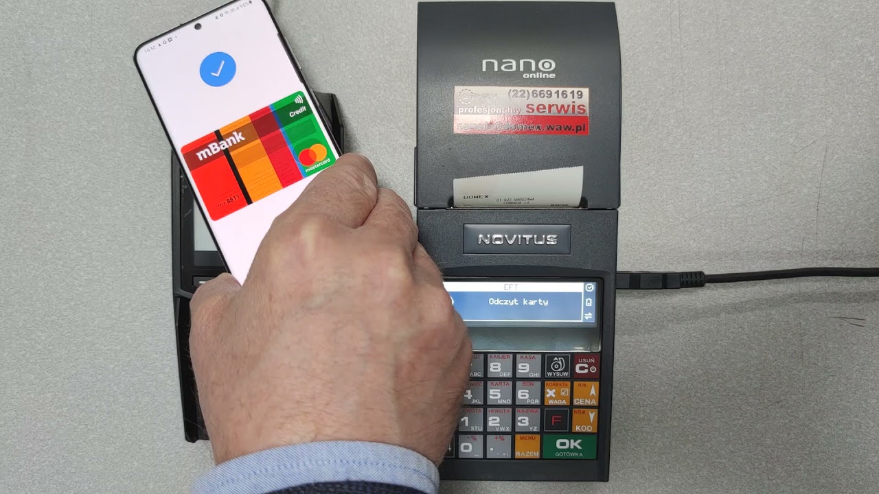 Kasa Novitus Nano online z terminalem (pinpadem) Ingenico Lane3000 czyli kasoterminal