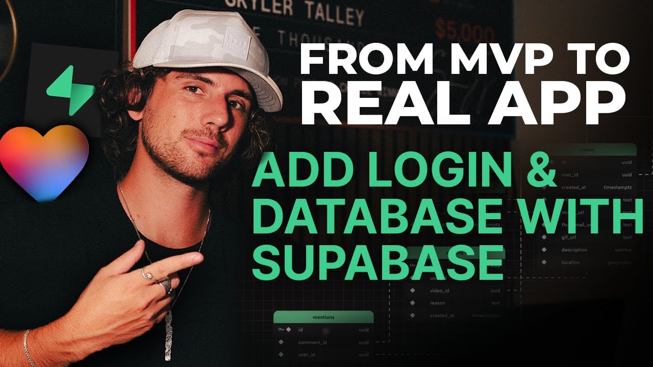 How to Add Login & Build Your Database with Supabase | AI Coding Fundamentals Ep.2