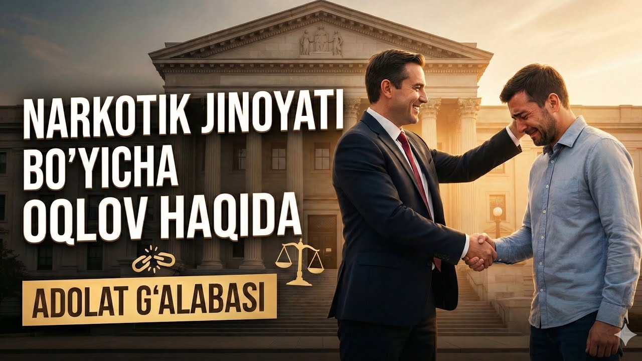 Narkotik jinoyati yuzasidan OQLOV tavsilotlari haqida.