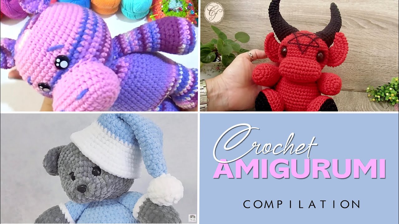 How to Crochet Amigurumi 🧸Toys | Crochet Ideas - Compilation | @anea_design_studio
