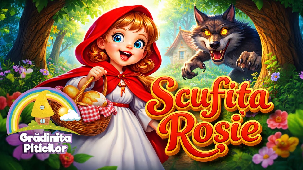 Scufița Roșie 🧺🐺 | Poveste Clasică pentru copii | Desen Animat în limba română | YouTube Kids