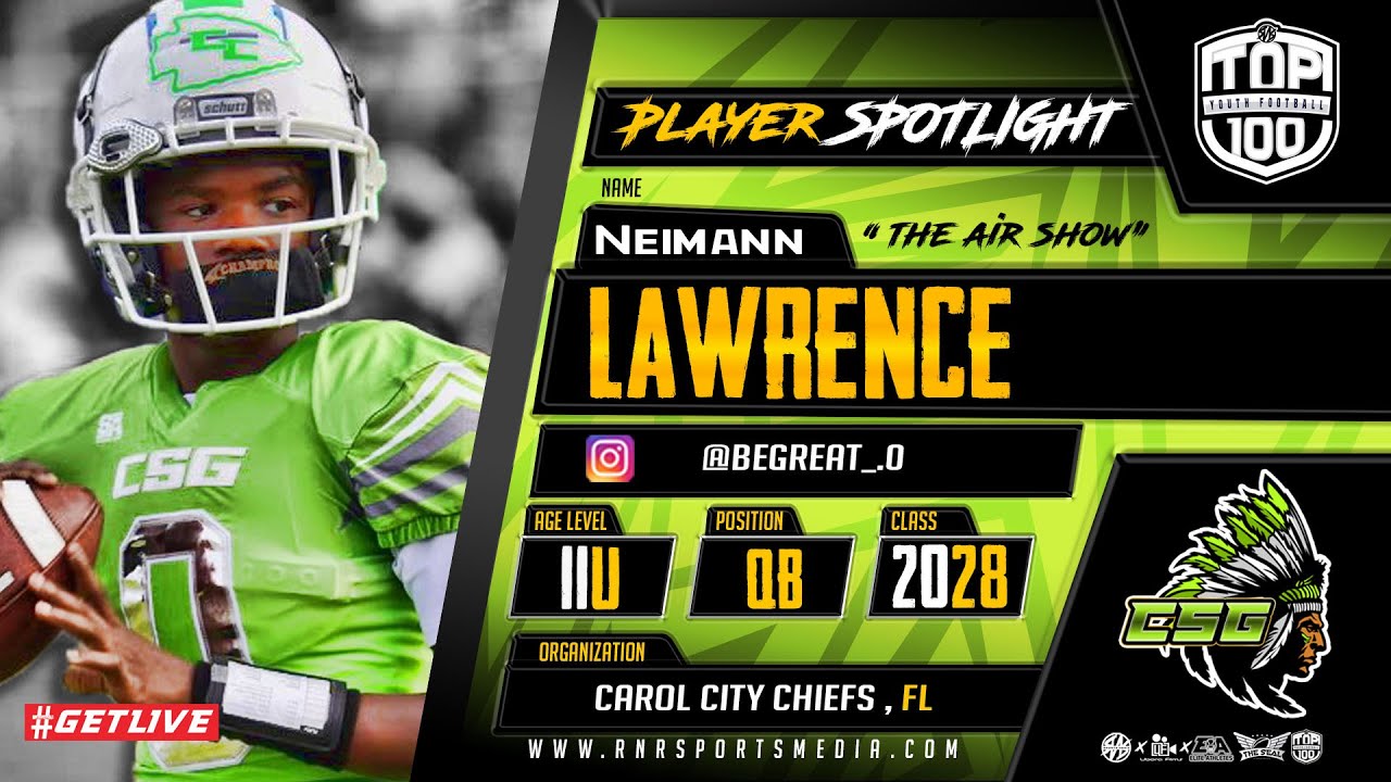 RNRSPOTLIGHT | Neimann Lawrence C/O 2028 11U QB