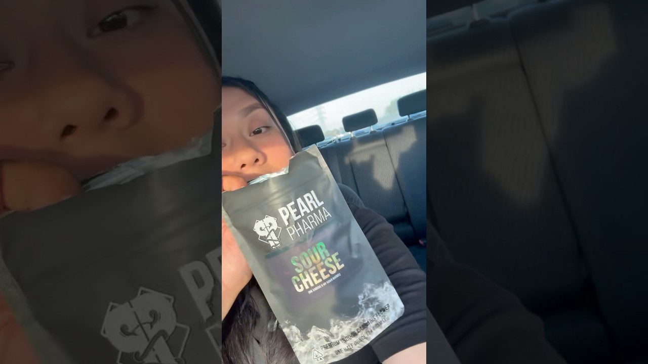 Testing out this Sour Cheese strain from Pearl Pharma before Korean BBQ #subscribeforsubscribe #pov