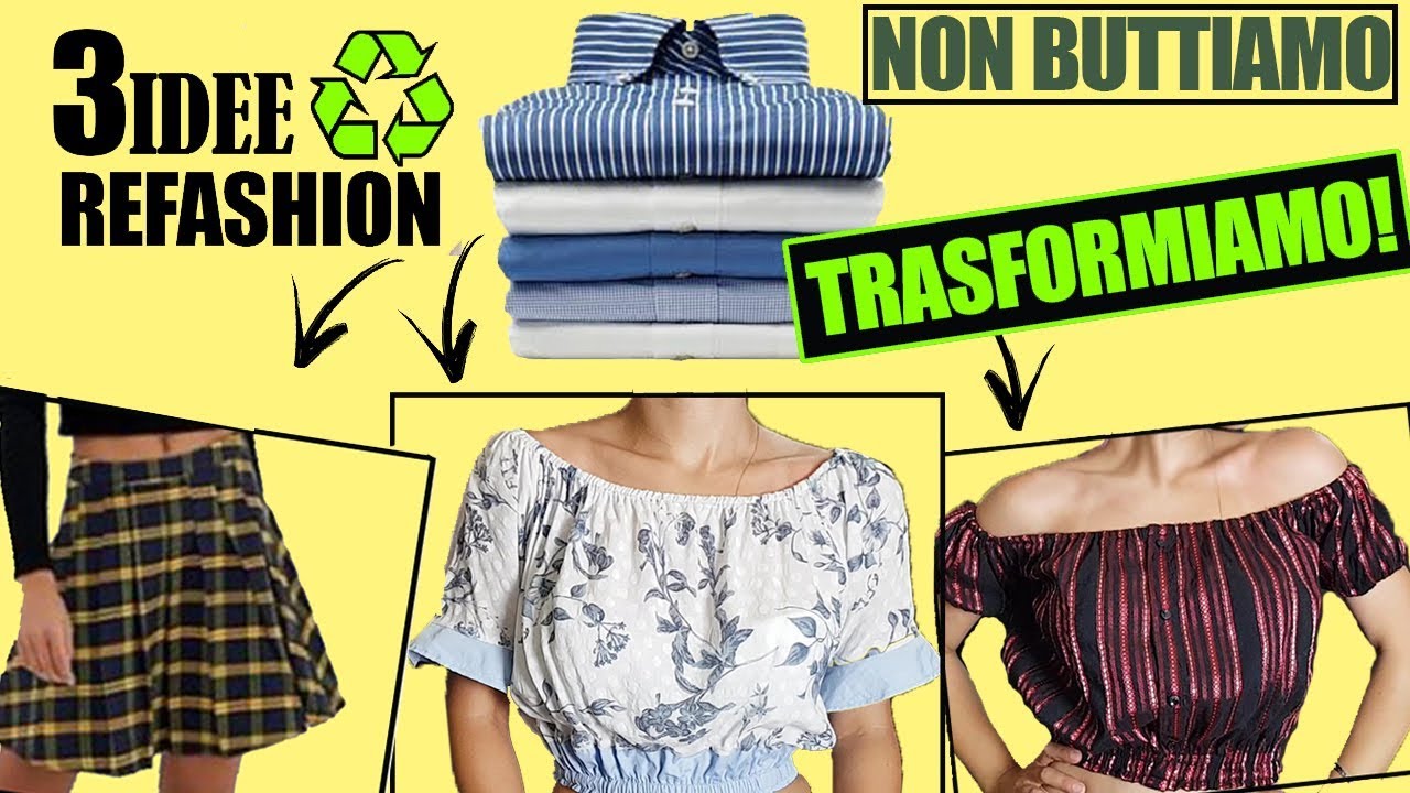 IDEE PER TRASFORMARE I VESTITI || idee fai-da-te || riciclo creativo ✂️ *Thrift flip*