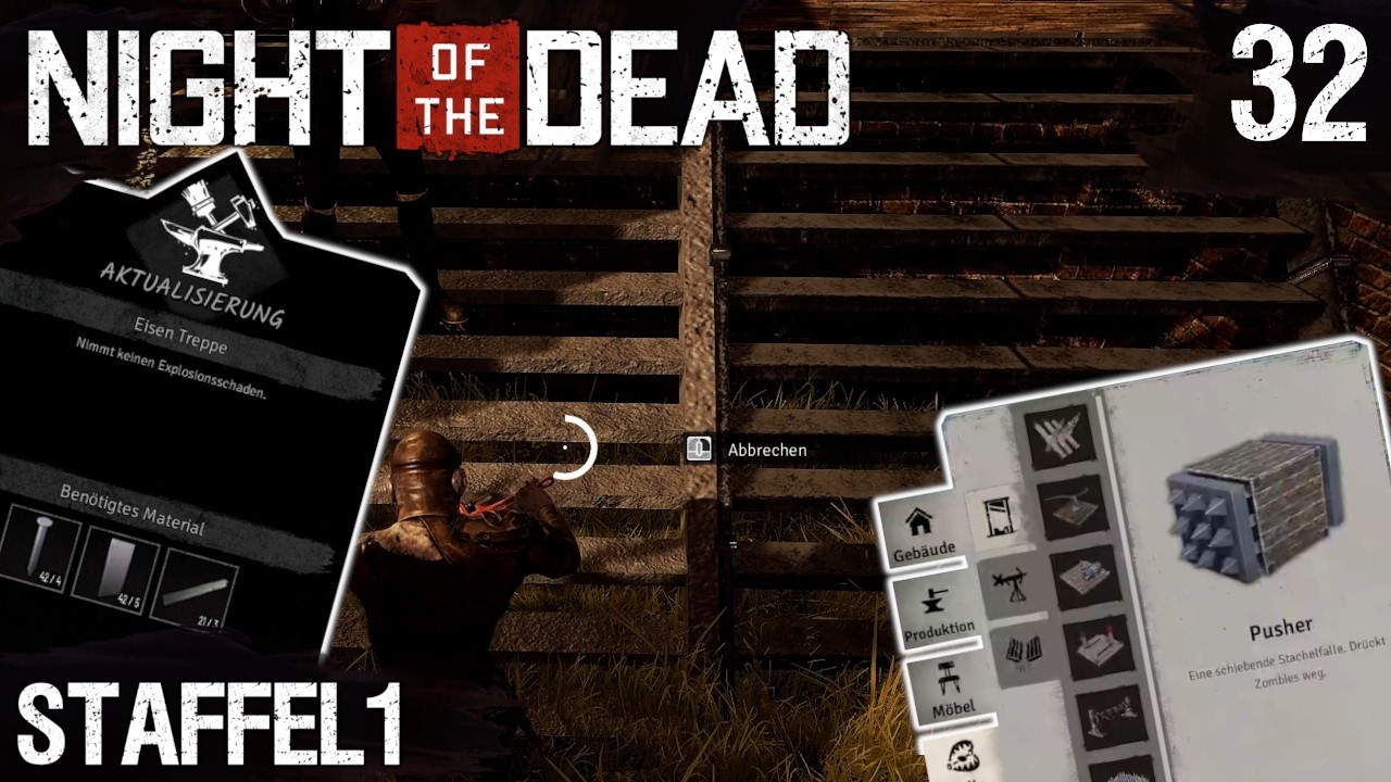 Night of the Dead CO-OP 🔥 S1F32: Erste Eisenaufwertung & Fallenverstärkung 🔥 german gameplay