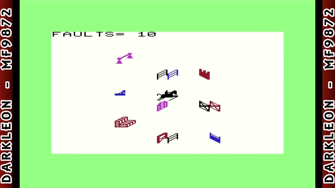 Clear-Round - [ 1983 - Vic-20 - Gameplay ]