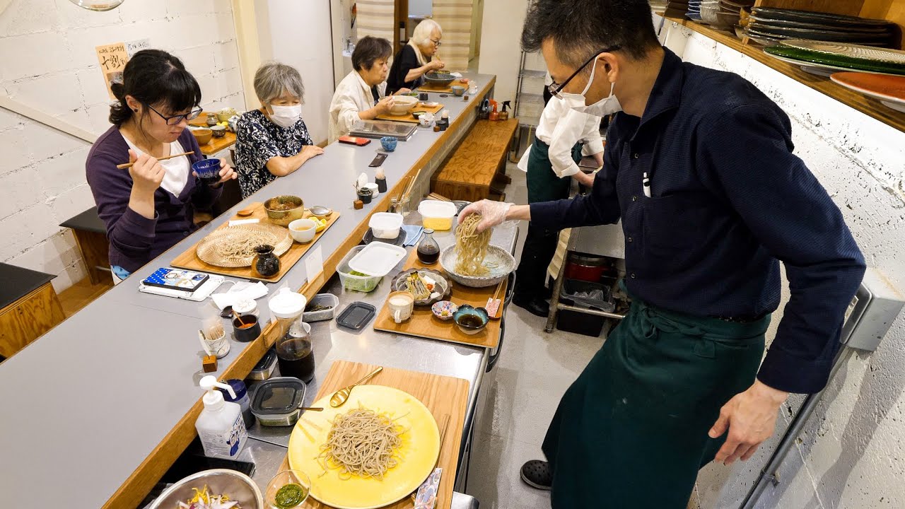 注文殺到天ぷらラッシュ！岡山マダムたちを夢中にさせたはいから蕎麦ランチ丨Tempura and Soba Restaurant : JAPANESE FOOD