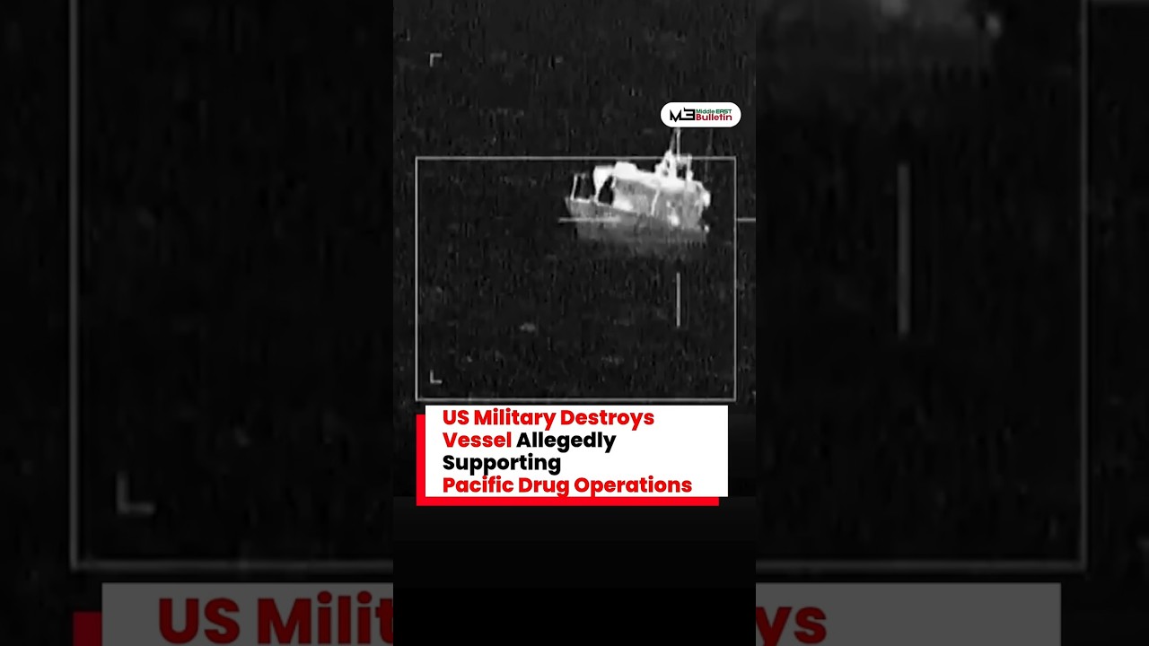 US Forces Sink Drug-Trafficking Support Vessel in Eastern Pacific