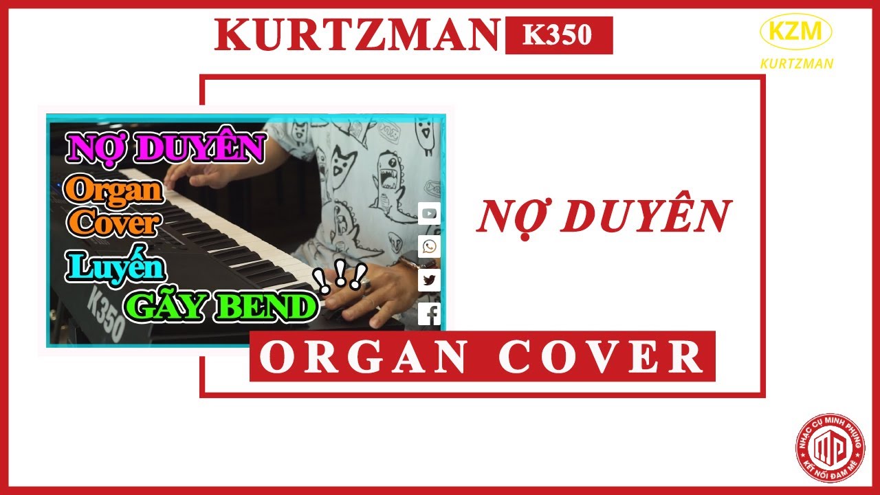 NỢ DUYÊN - CẨM LY, VÂN QUANG LONG || ORGAN KURTZMAN K350 COVER ĐIỆU CHA CHA CHA HAY NGẤT NGÂY...