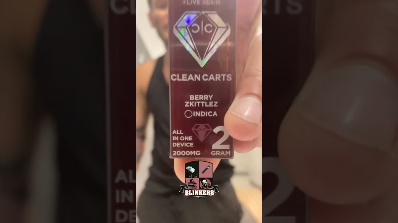 Clean Carts 2G Disposable Berry Zkittlez Review & Blinker