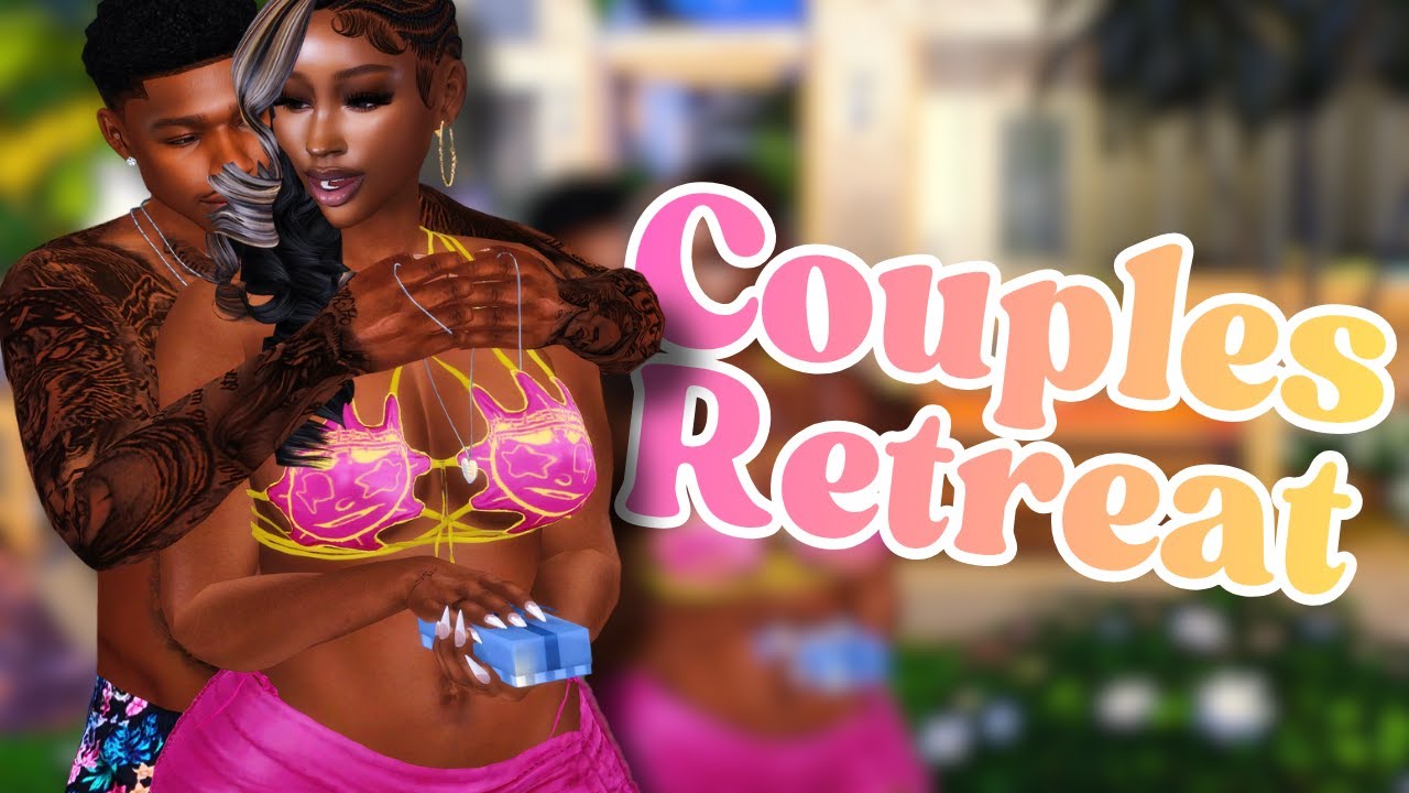 Realistic Couples Retreat in The Sims 4 🌴✨ | Romantic Getaway + Story Gameplay