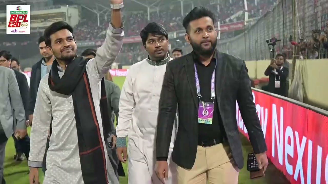 An inspiring presence! Asif Mahmud Shojib Bhuyain graces the BPL Final, celebrating cricket&rsquo;s spirit