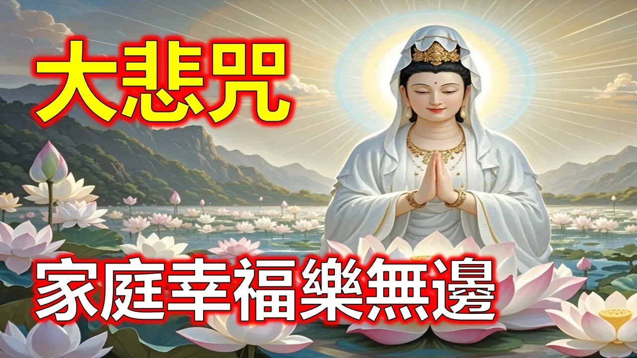 大悲咒最好聽的版本，你沒聽過的大悲咒，大悲咒開運勢，萬事如意走四方。#大悲咒#觀世音菩薩#準提咒#准提咒