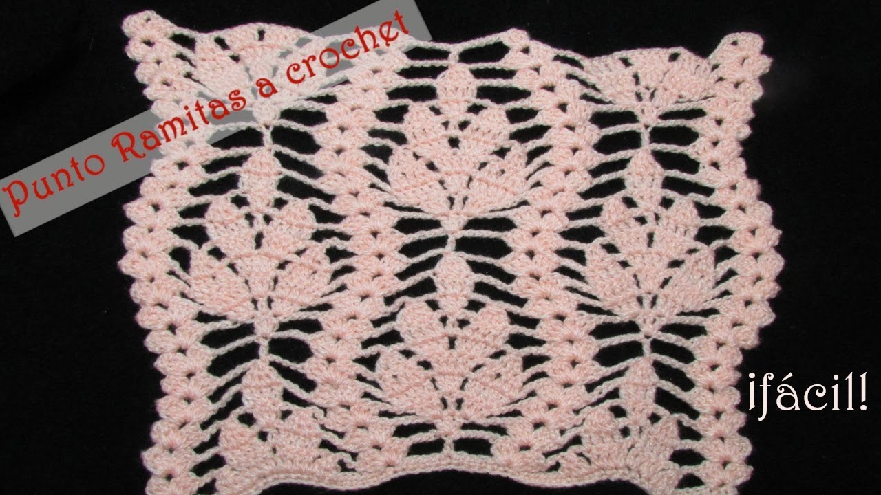 Como tejer PUNTO FANTASIA CROCHET PASO A PASO - How to CROCHET BEAUTIFUL FANTASY STITCH STEP BY STEP